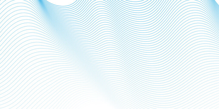 Dynamic background with waves smooth flowing lines pattern on white background. Technology communication concept digital background lines wave abstract stripe design.