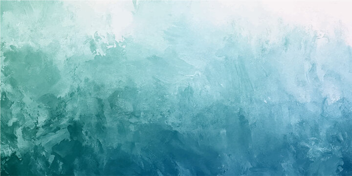 Abstract textured background in gradient teal and blue hues with painterly brushstrokes resembling water or ice.