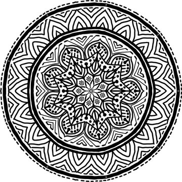round lace ornament