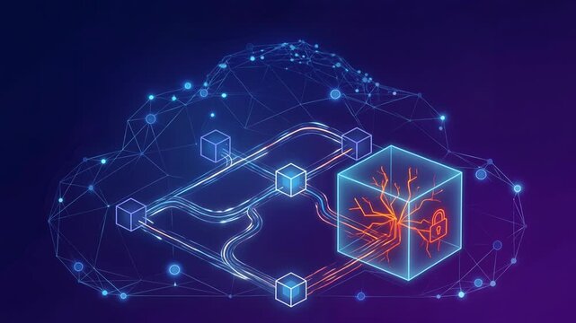 digital cloud network with secure data storage and tree visualization technology