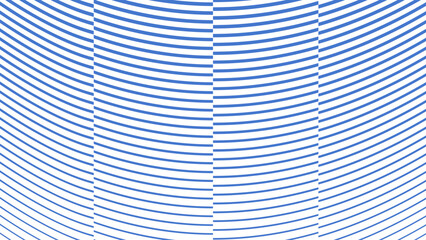 Obraz premium Abstract Blue Concentric Circles Background Vector Split Offset Curved Lines Ripple Wave Halftone Gradient Pattern Backdrop 