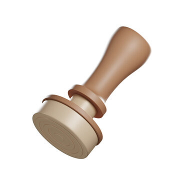 3D Render of an Espresso Coffee Tamper 