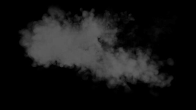 Realistic fireball explosion blast vfx element in 4K resolution with alpha transparent channel cinematic smoke puff cloud animation effect loop perfect overlay for destruction scenes (1)