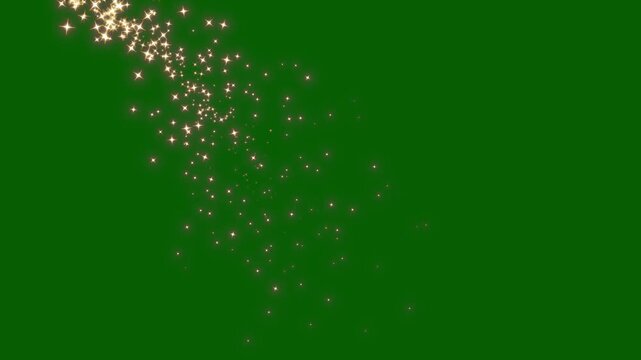 Shimmering golden sparkles and twinkling stars with bright light rays, glittering star burst and shining sparkles, Cosmic Galaxy Glow, astronomy universe effect and elegant luxury visual