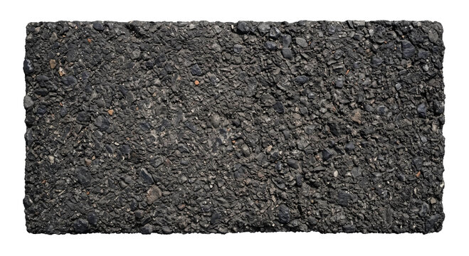 Close-up texture of a dark gray asphalt paving block with visible aggregate