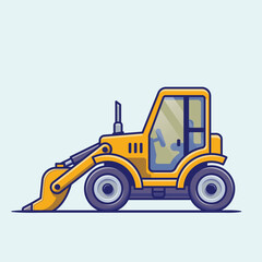 Fototapeta premium Yellow Front End Wheel Loader