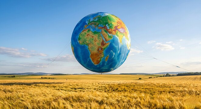 earth in the sky