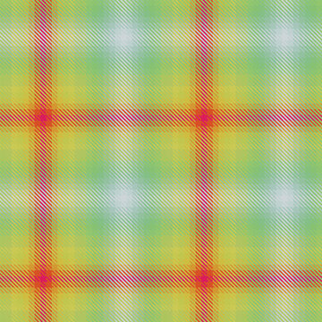 Rainbow Ombre Plaid Tartan Seamless Pattern Design