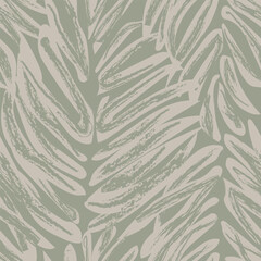 Fototapeta premium Palm Tree Leaf textured seamless pattern design