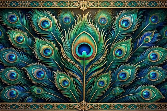 peacock feather pattern