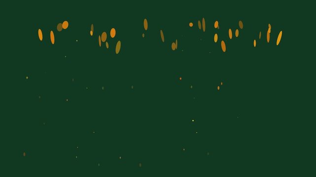Glowing lava droplets cascading down dark nighttime terrain with video captures molten droplets flowing rhythmic clusters across deep shadowed landscape under starry skies with sky (6731)