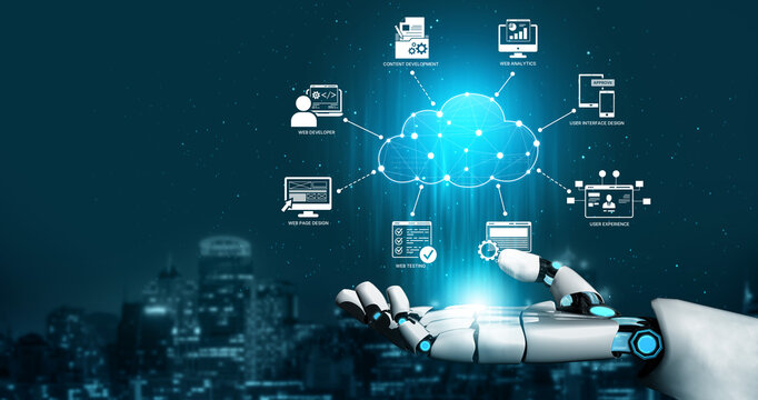AI enhances cloud computing with scalable infrastructure, secure data, and smart services to support digital business transformation. Artificial intelligence spline