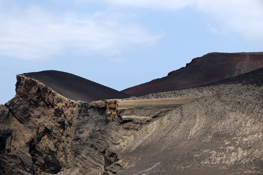 The Capelinhos Volcano is a volcano on the Azorean island of Faial, Azores, Portugal    