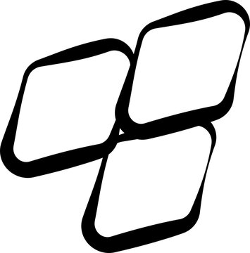 Triangle symbol design. Geometric shape