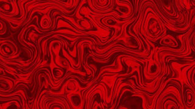 Intense Blood Red Fluid Swirling Abstract Background Motion Video Loop