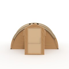 3d Render Military Tent Grade Shelter for Harsh Weather and Expeditions Sheltent © SR 3D VISUAL