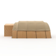 3d Render Military Tent Grade Shelter for Harsh Weather and Expeditions Sheltent © SR 3D VISUAL