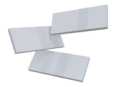 3D mockup of stacks of blank paper banknotes secured with bands, isolated on black, ideal for money design, cash concepts, finance, banking, savings, and advertising. Business finance concept