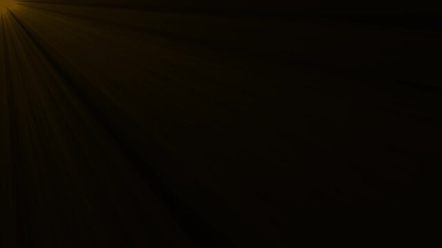 Energetic Gold Light, Light ray stock animation video concept. Glitter, shiny, bright, flare footage Isolated ligh, 4K Video