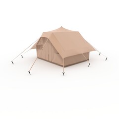 3d Render Glamping Luxury Tent © SR 3D VISUAL