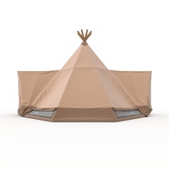 3d Render Glamping Luxury Tent © SR 3D VISUAL