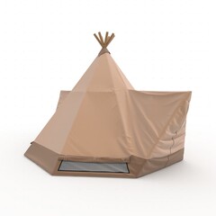 3d Render Glamping Luxury Tent © SR 3D VISUAL