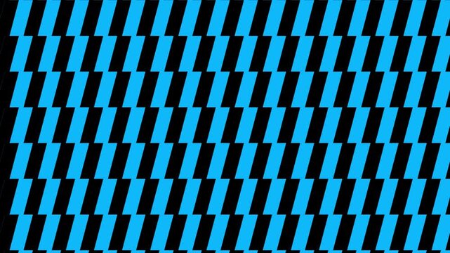 Abstract minimal moving vertical blue zigzag line Background Animation