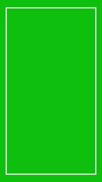 Vertical video recording for smartphone . Animated of smartphone camera digital recording vertical screen interface template looped animation on green background.