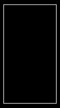 Vertical video recording for smartphone . Animated of smartphone camera digital recording vertical screen interface template looped animation on black background.