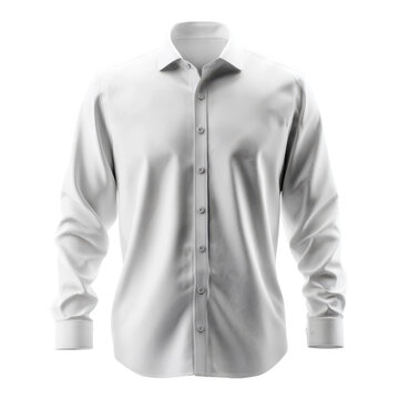 Formal shirt isolated on Transparent Background