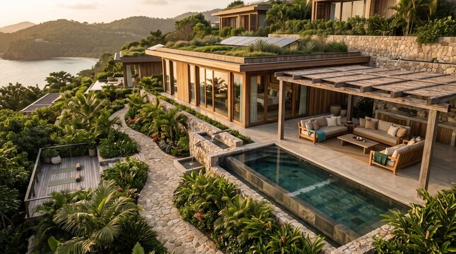 Luxury Eco Resort Experience in a Sustainable Tropical Hospitality Environment
