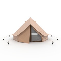 3d Render Glamping Luxury Tent © SR 3D VISUAL