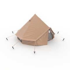 3d Render Glamping Luxury Tent © SR 3D VISUAL