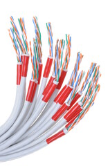 Fototapeta premium Cable, network, telecommunications, wire