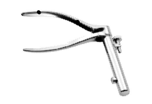 Gynecological speculum medical instrument in gynecology vaginal examination of clinic tool doctor healthcare metal equipment health checkup test