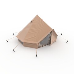 3d Render Glamping Luxury Tent © SR 3D VISUAL