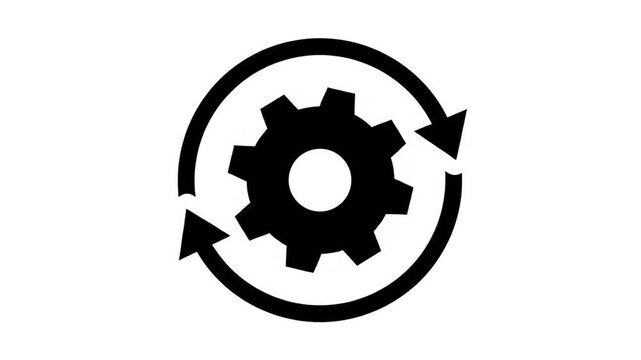 gear icon vector illustration