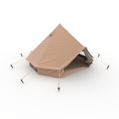 3d Render Glamping Luxury Tent © SR 3D VISUAL