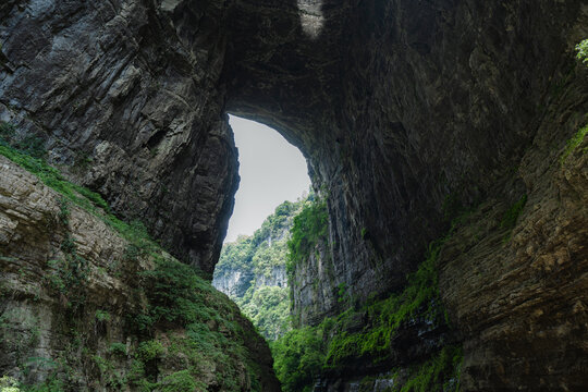 Three Natural Bridges is located in Xiannushan Town, Wulong District, it is UNESCO World's heritage site.