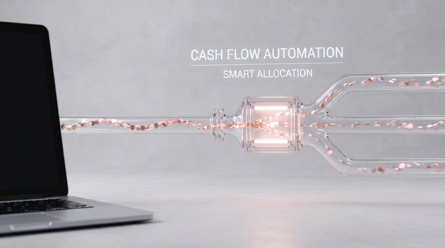 Modern financial technology solutions displayed on a smartphone and laptop illustrating digital banking and secure transactions