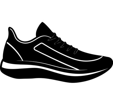 sport shoes vector illustration