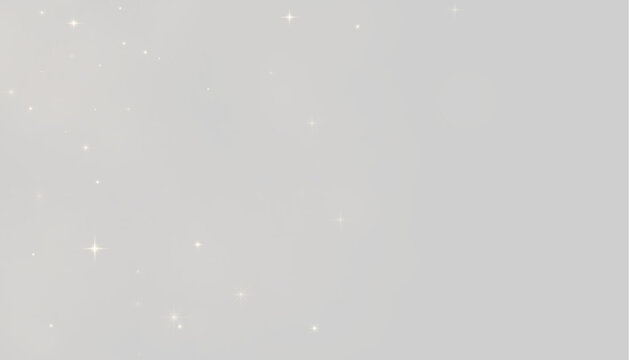 Scattered soft golden sparkles on transparent background with subtle twinkle effect on transparent background