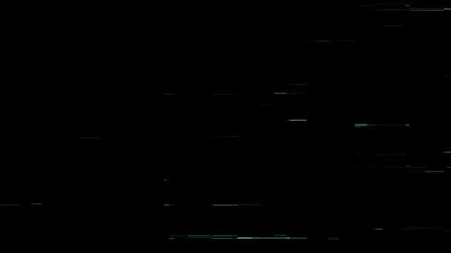 Signal Noise - Static artifacts simulating analog CRT interference. static lines and slight noise at the top and bottom for video editing 4k vide