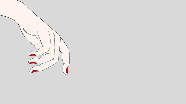 beautiful hand expression, hand illustration, 
Delicate line-art of a hand, fingertips in a Buddhist mudra-like prayer gesture, serene meditative atmosphere, imbued with the tranquility of a statue.