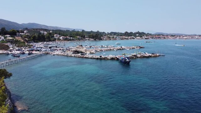 Zakynthos Island Aerial View