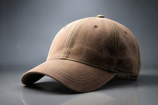 military cap isolated on white