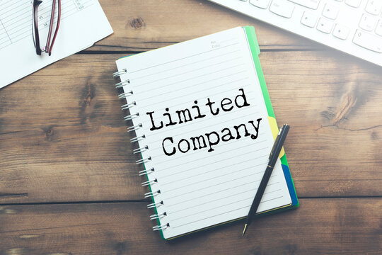 Limited company. text on white paper