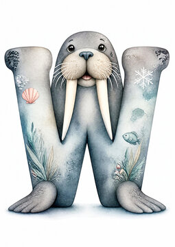 W for walrus