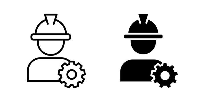 Service icon simple symbols bundle
