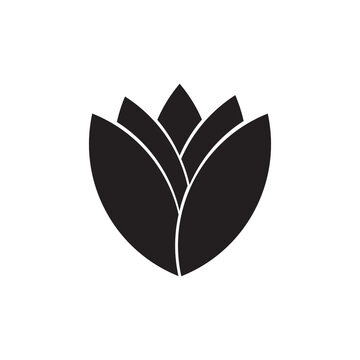 Minimal Leaf Logo Design &ndash; Modern Botanical Vector Icon